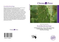 Bookcover of Acanthochronology