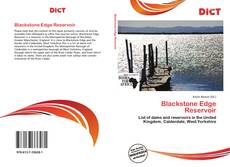 Buchcover von Blackstone Edge Reservoir