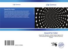 Capa do livro de Award for Valor 