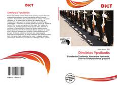 Couverture de Dimítrios Ypsilántis