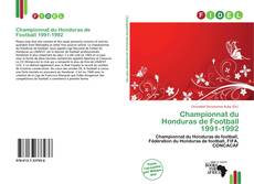 Bookcover of Championnat du Honduras de Football 1991-1992