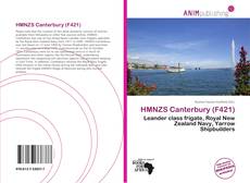 Capa do livro de HMNZS Canterbury (F421) 