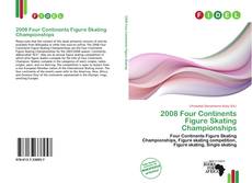 Bookcover of 2008 Four Continents Figure Skating Championships