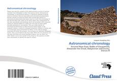 Bookcover of Astronomical chronology