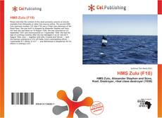 Capa do livro de HMS Zulu (F18) 