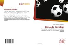 Giancarlo Camolese kitap kapağı