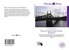 Bookcover of Pont de Saint-Just-Saint-Rambert