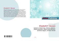 Buchcover von Elizabeth P. Benson