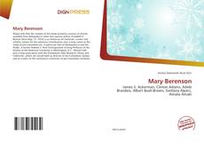 Capa do livro de Mary Berenson 