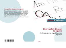Henry Allan Gleason (Linguist) kitap kapağı