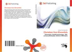 Buchcover von Christian Von Ehrenfels