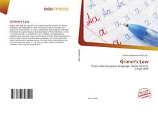 Bookcover of Grimm's Law