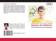 Buchcover von MANUAL DE FONÉTICA