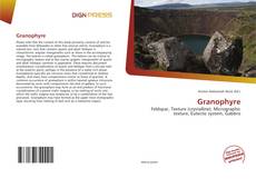 Buchcover von Granophyre