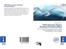 Capa do livro de 1993 German Figure Skating Championships 