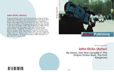 Capa do livro de John Dicks (Actor) 