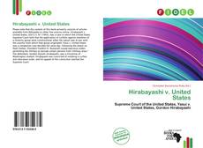 Bookcover of Hirabayashi v. United States