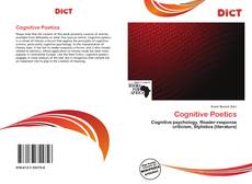 Cognitive Poetics的封面