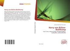 Capa do livro de Harry von Bülow-Bothkamp 