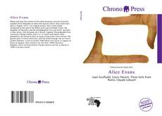 Portada del libro de Alice Evans