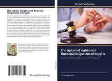 The system of rights and financial obligations of couples kitap kapağı