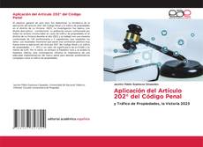 Buchcover von Aplicación del Artículo 202° del Código Penal