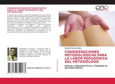 Borítókép a  CONSIDERACIONES METODOLÓGICAS PARA LA LABOR PEDAGÓGICA DEL METODÓLOGO - hoz