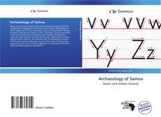 Archaeology of Samoa kitap kapağı