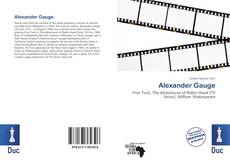 Buchcover von Alexander Gauge