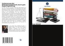Buchcover von Verbesserung des Bildungsmanagements durch gute Regierungsführung