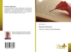 Paroles Choisies kitap kapağı