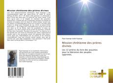 Mission chrétienne des prières divines kitap kapağı