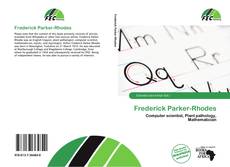 Обложка Frederick Parker-Rhodes