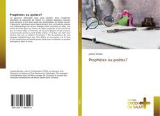 Prophètes ou poètes? kitap kapağı