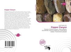 Buchcover von Copper Canyon