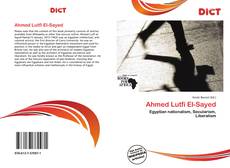 Couverture de Ahmed Lutfi El-Sayed