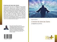 Bookcover of L’onction du Saint des Saints