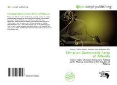 Bookcover of Christian Democratic Party of Albania