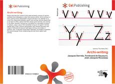 Buchcover von Archi-writing