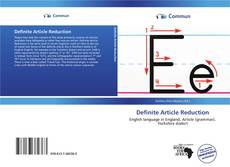 Capa do livro de Definite Article Reduction 