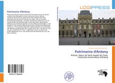 Bookcover of Patrimoine d'Antony