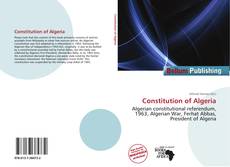 Bookcover of Constitution of Algeria