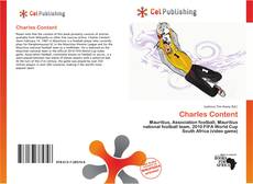 Capa do livro de Charles Content 