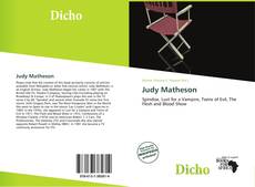 Borítókép a  Judy Matheson - hoz