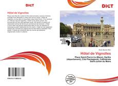 Couverture de Hôtel de Vignolles