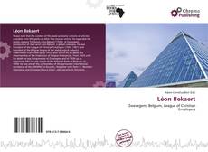 Léon Bekaert kitap kapağı