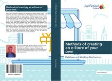 Methods of creating an e-Store of your own kitap kapağı