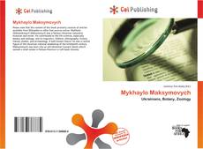 Capa do livro de Mykhaylo Maksymovych 