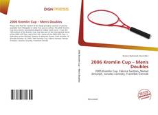 Borítókép a  2006 Kremlin Cup – Men's Doubles - hoz