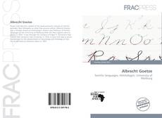 Borítókép a  Albrecht Goetze - hoz
